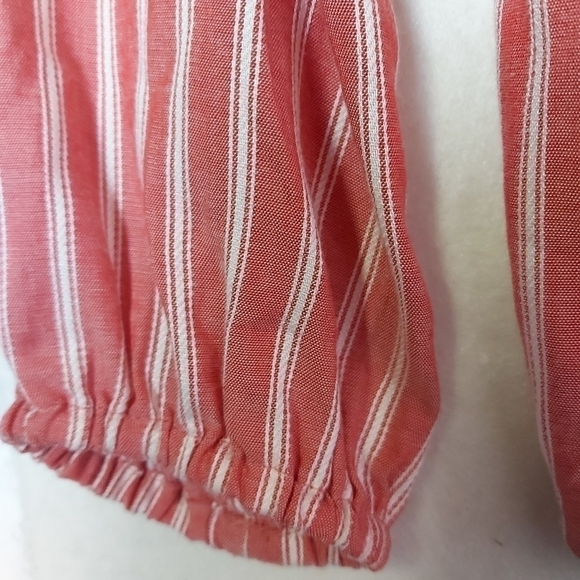 J.CREW Striped Tie neck Button down shirt - Picture 5 of 8